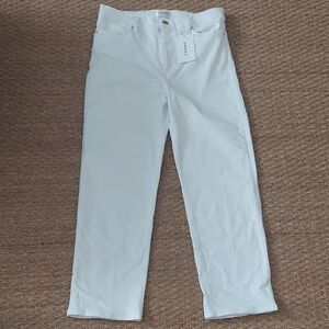 Frame Denim Classic White Jeans